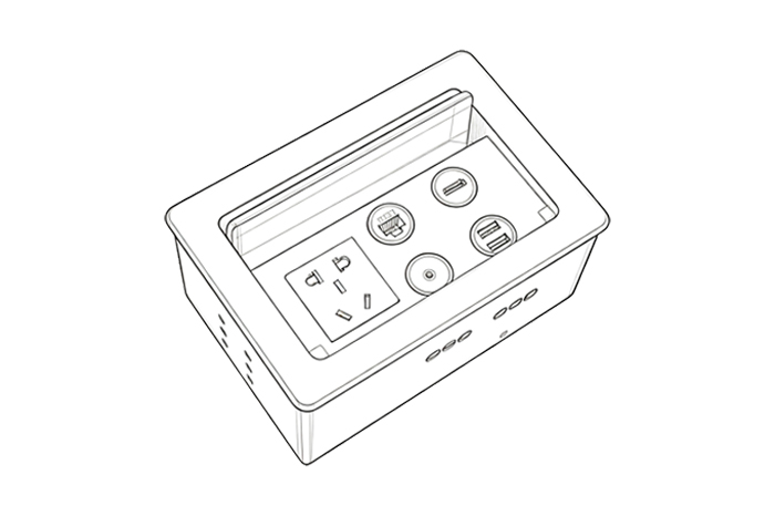 桌面插座 TC200H-DS